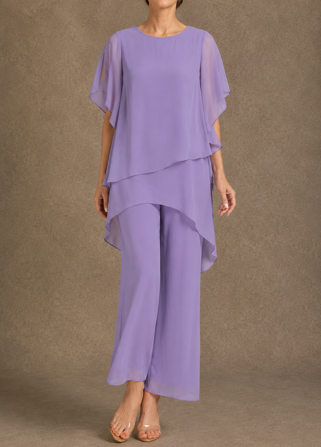 Isabel | Conjunto Elegante de Gasa con Blusa Fluida y Pantalón Ancho