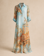 Lucia | ¡Vestido tipo camisa «Mediterráneo»!