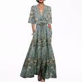 Alma - Vestido Largo Elegante con Flores