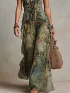 Alessia | Mono Boho Floral con Volantes